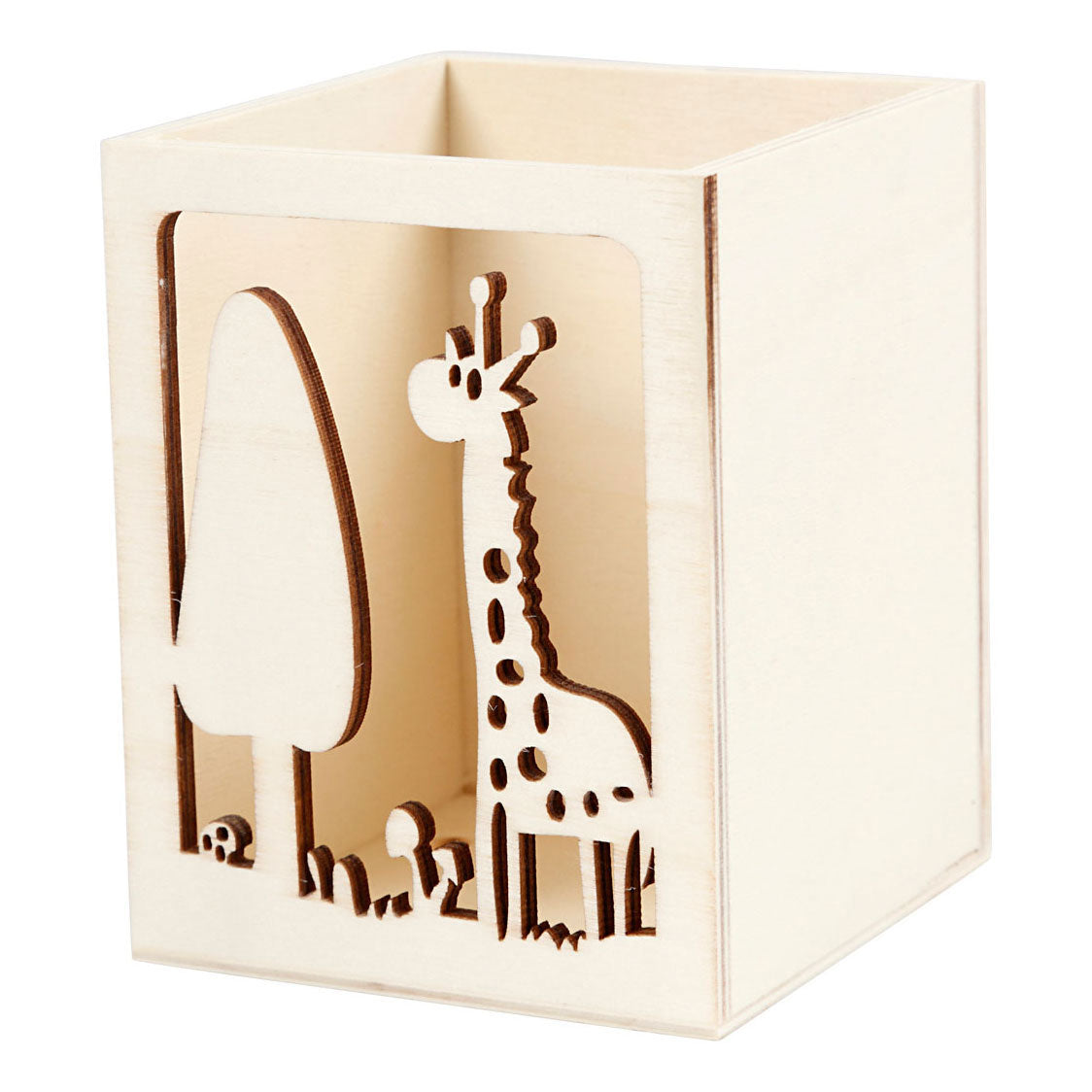 Entreprise créative https: www.ccobby.nl boîte à crayons-girafe-10-cm-8-cm-1-pièce