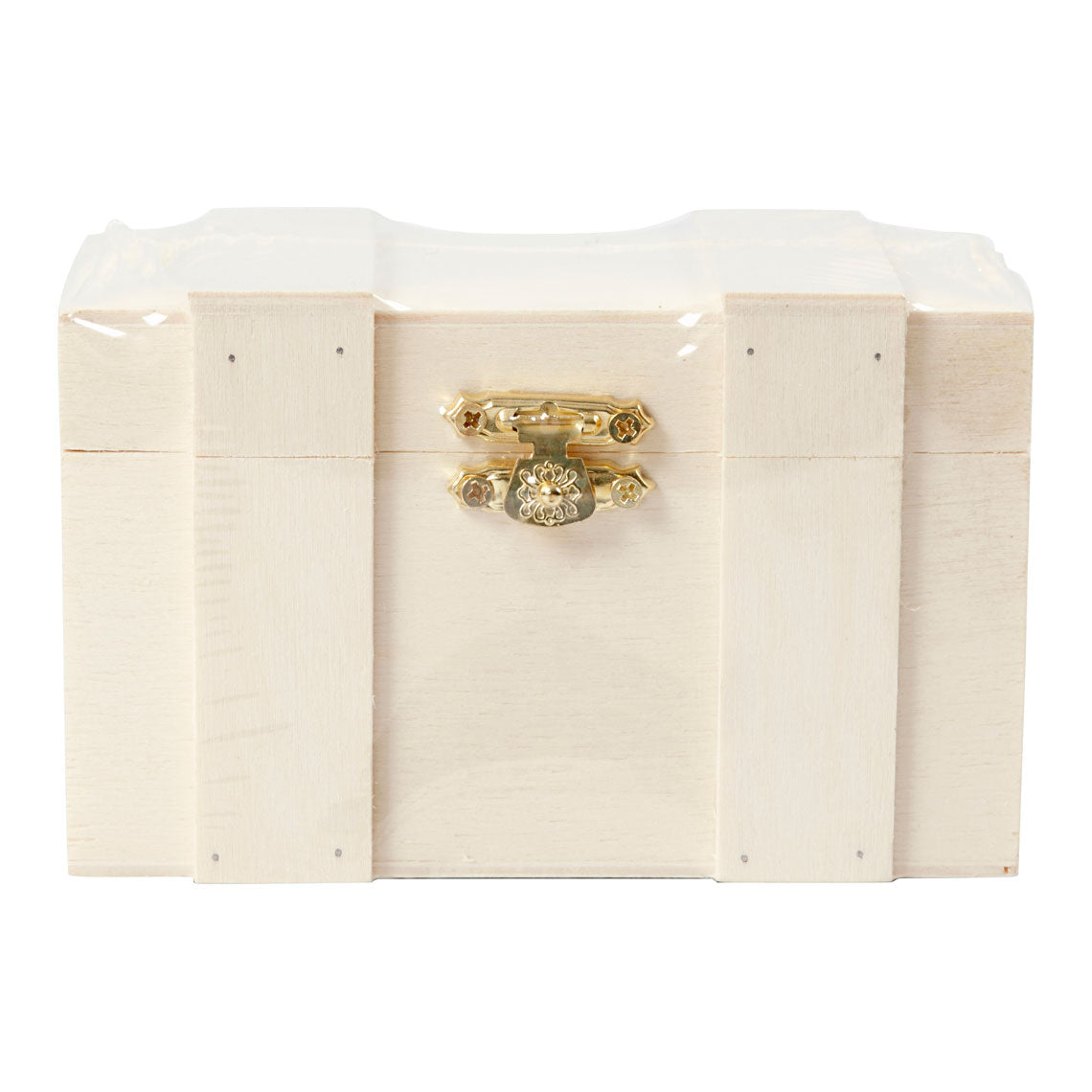 Crétiv Company coffre au trésor en bois, 12.5x7.5x6cm