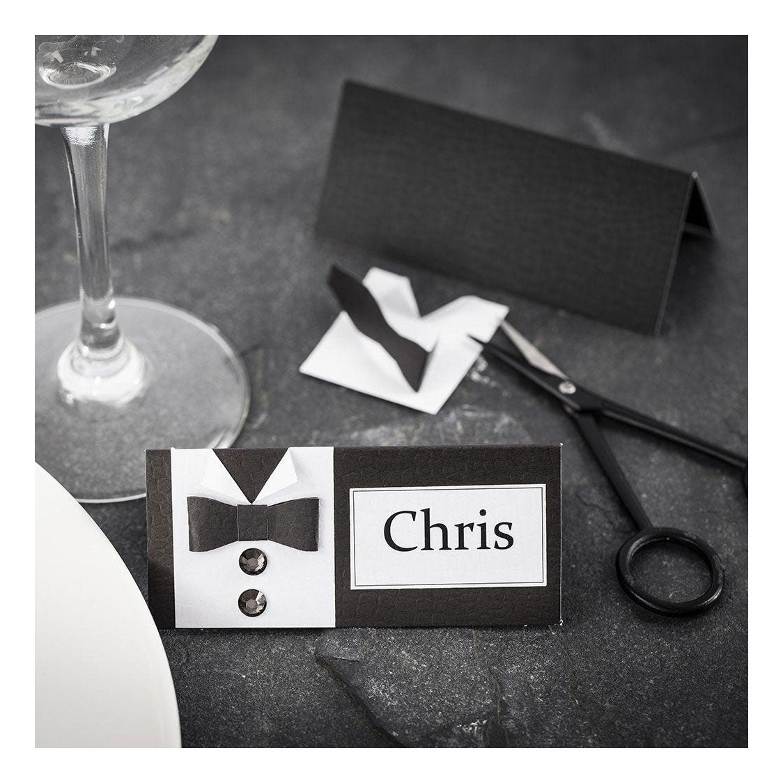 Cartes de nom de la société Creativ Off-White, 20e.