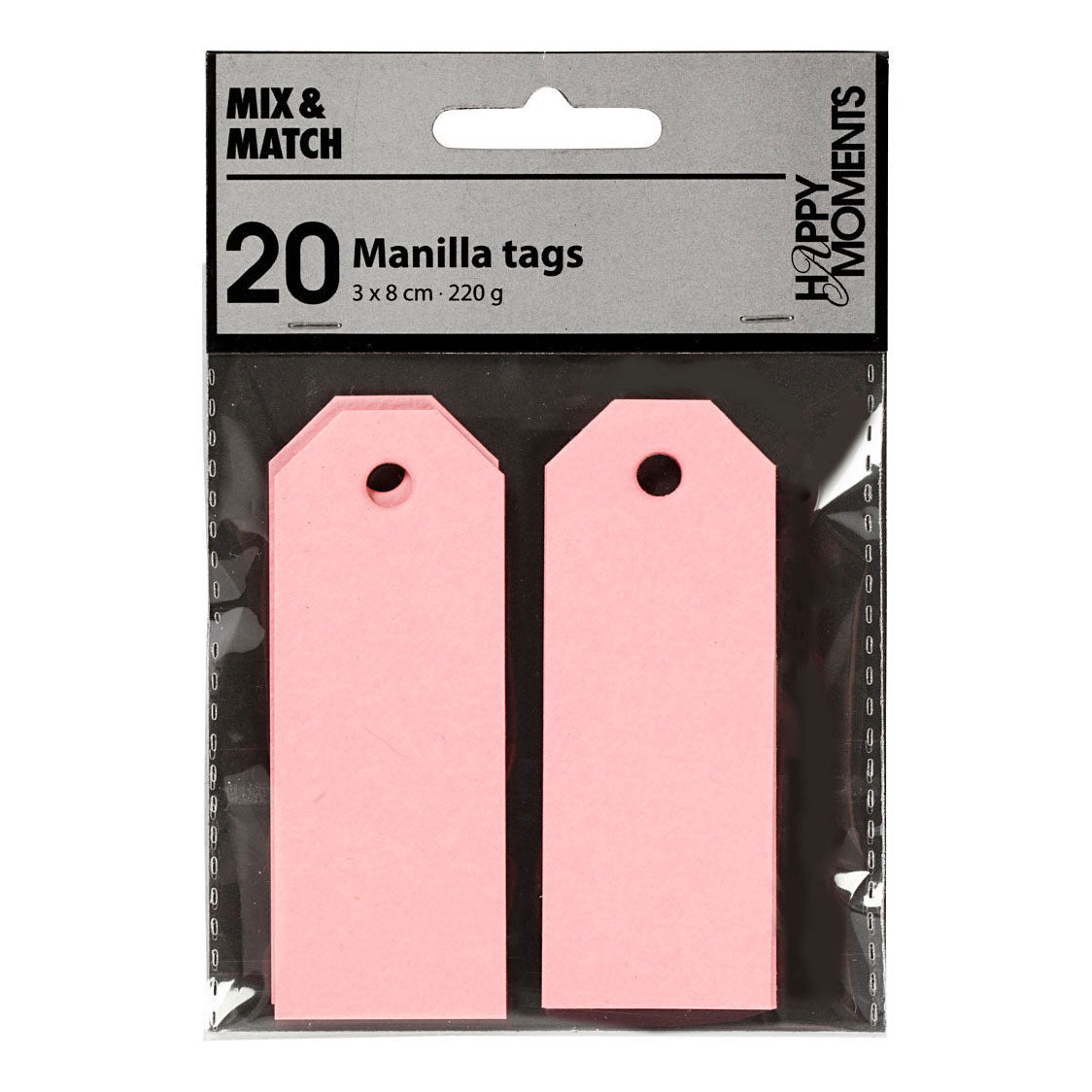 La compagnie de Creativ Manilla Labels Light Rood, 20e.