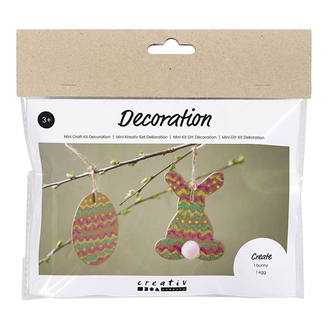 Creativ company mini hobby set décoration de figurines de Pâques