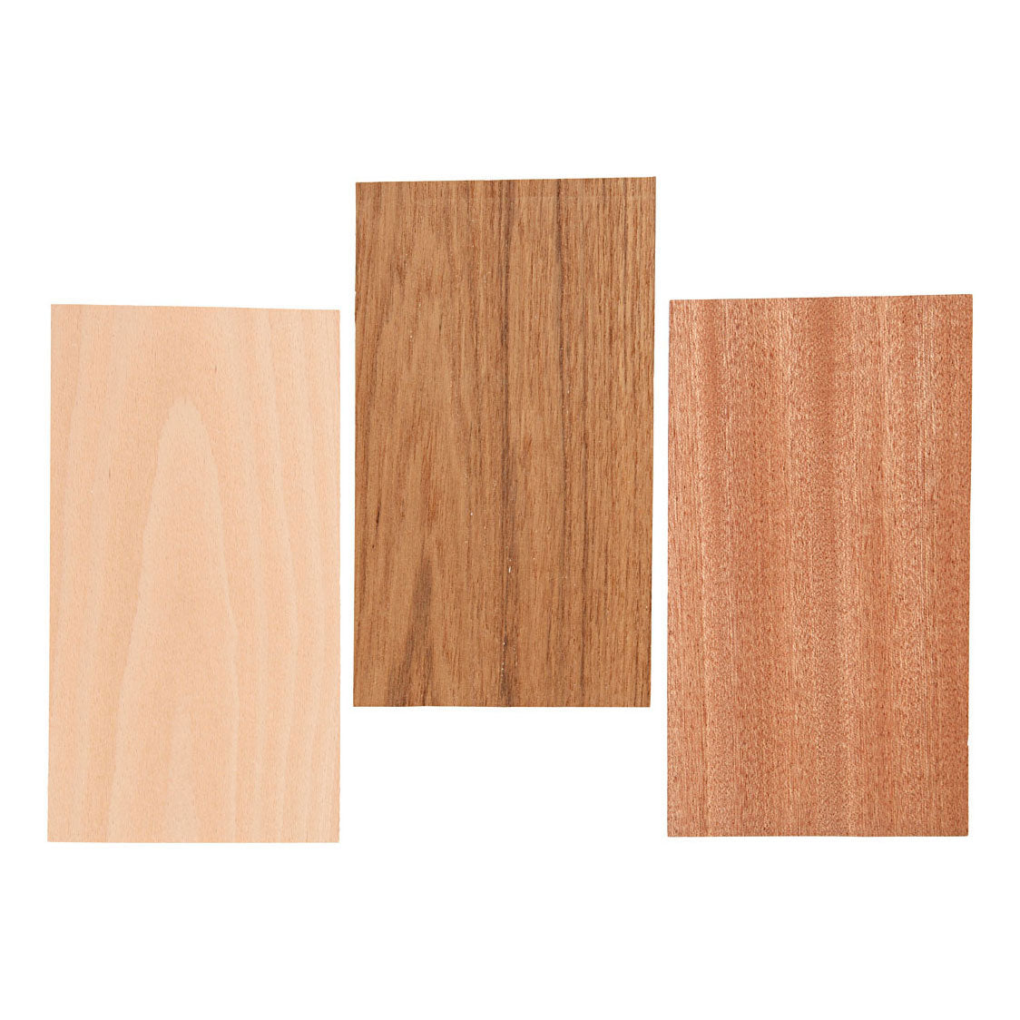 Creativ company cc placage bois 12x22x0,75 cm 3 feuilles