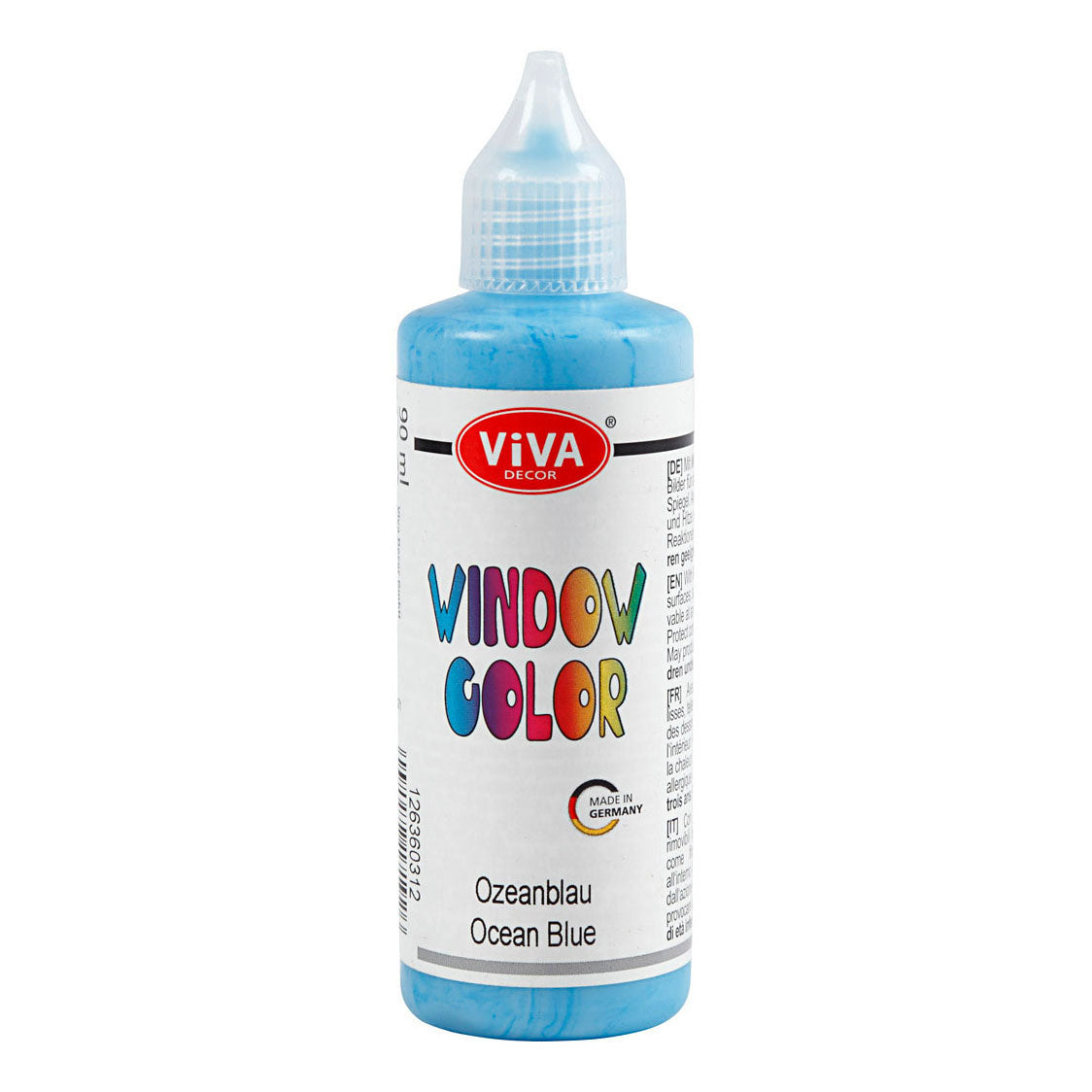 Creativ Company Window Color Sticker and Glass Paint - Bleu clair, 90 ml