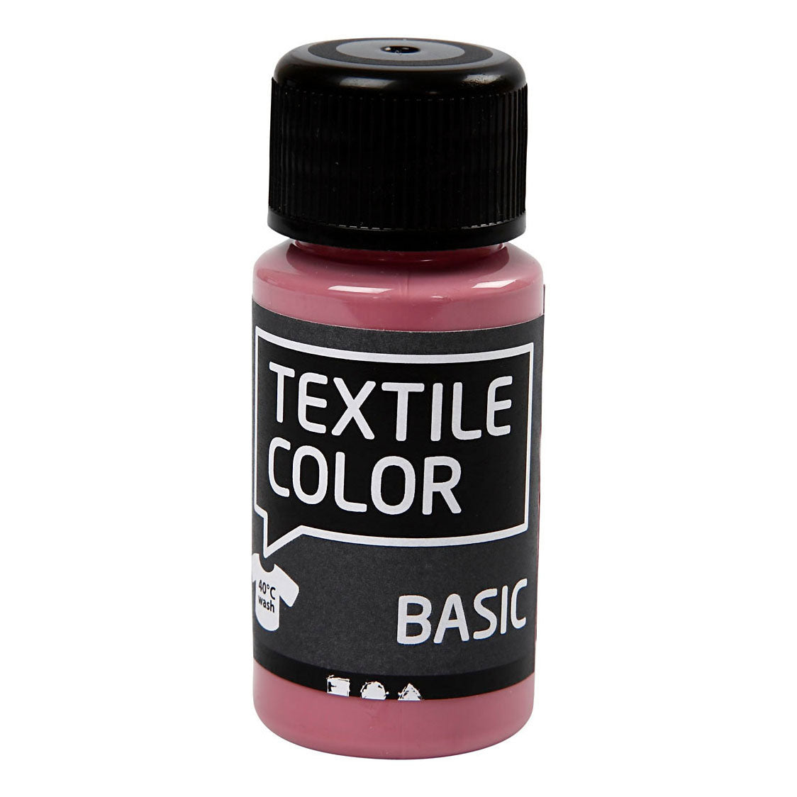 Creativ Company Textile Couleur semi-peinture textile à couverture - rose foncé, 50 ml