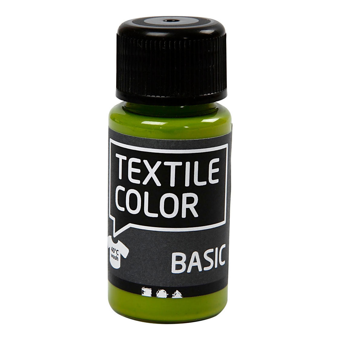 Creativ Company Textile Couleur semi-covergage Textile Paint - Kiwi, 50ml