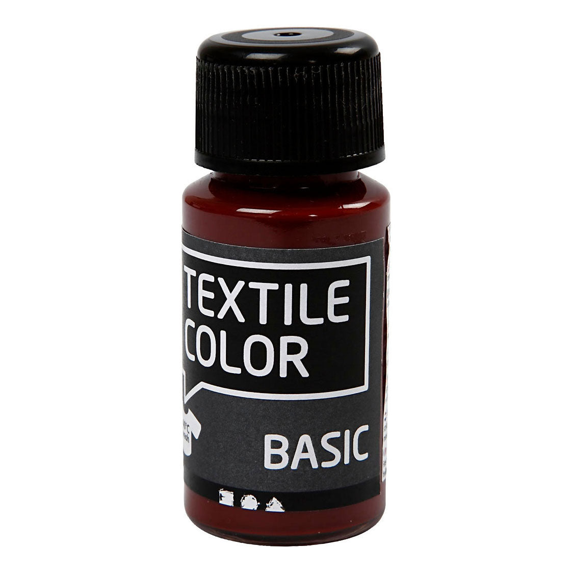 Creativ Company Textile Couleur semi-covêtement de peinture textile - marron, 50 ml