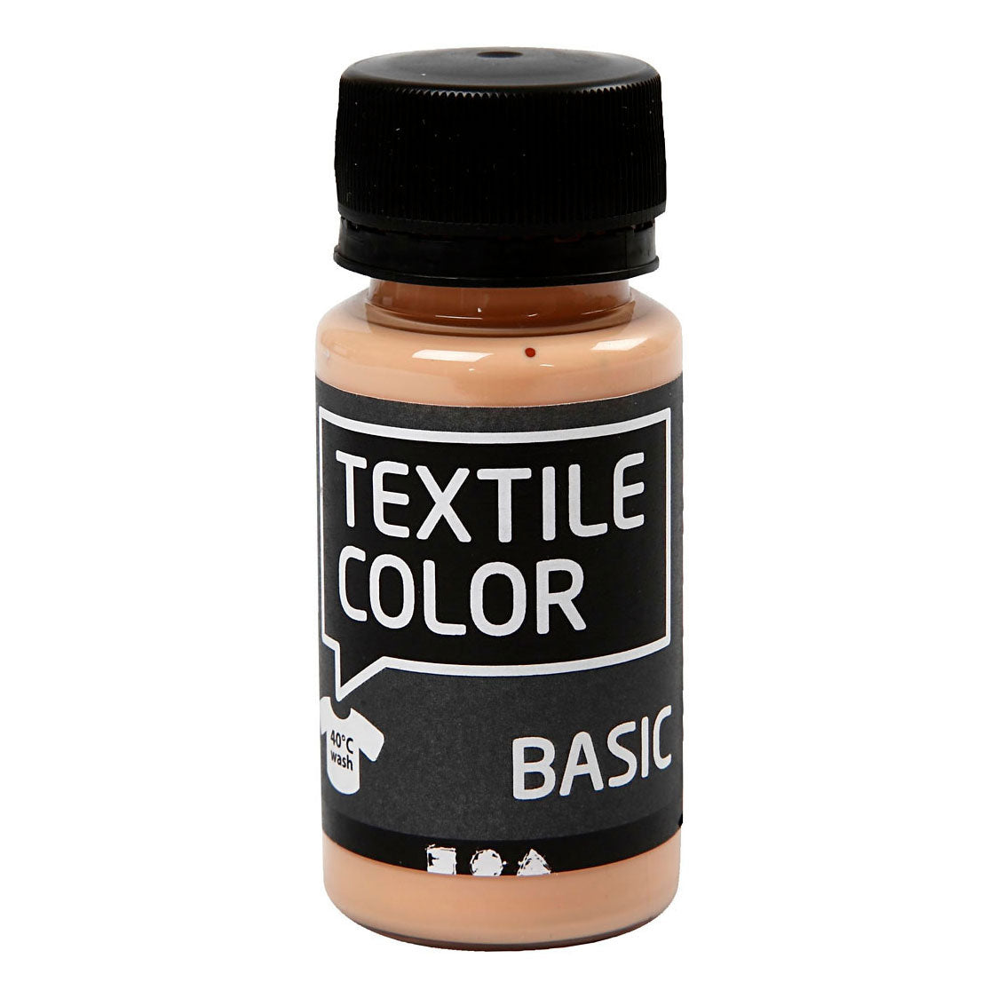 Creativ Company Textile Couleur semi-peinture textile à couverture - beige légère, 50 ml