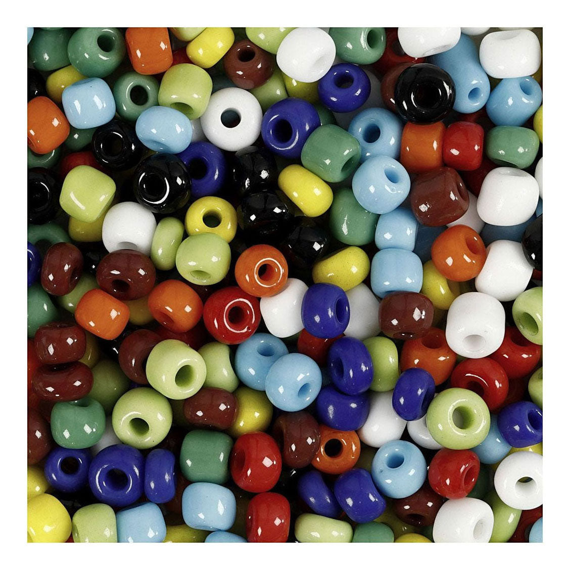 Creativ Company rocailles diverses couleurs, 130 grammes