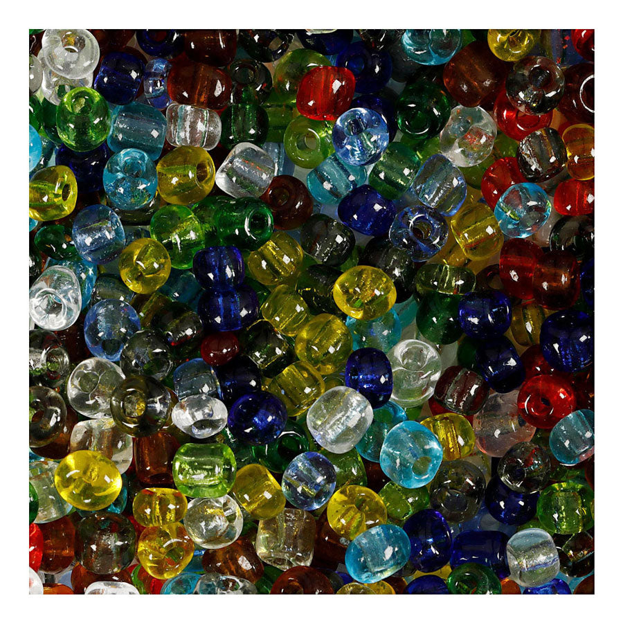 Société créative https : www.ccobby.nl seed beads-d-4-mm-size-6-0-holesize-0-9-1-2-mm-transparent-gloss-130-gr-1-doos