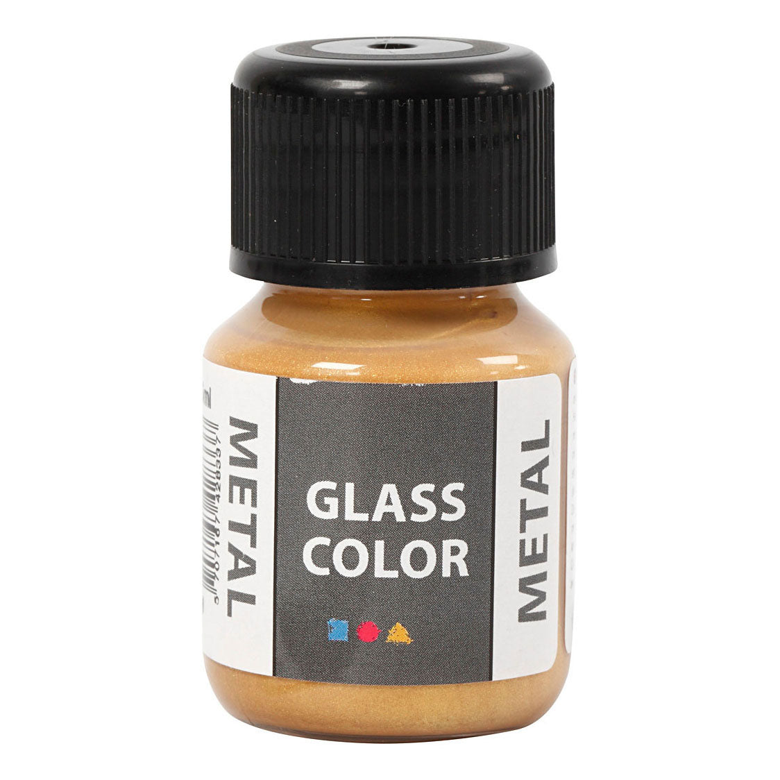 Creativ Company Glass Color Metal Paint - Gol, 30 ml