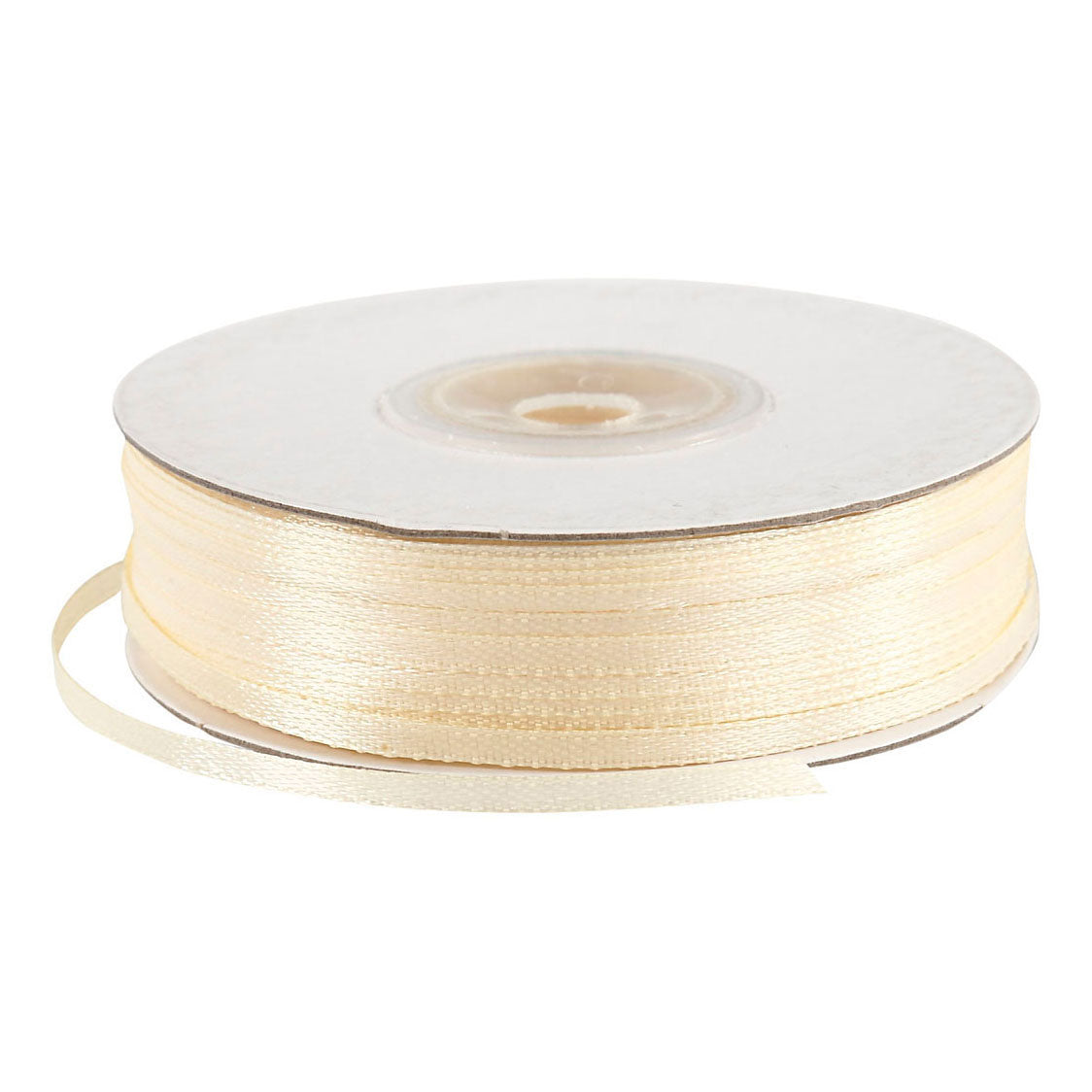 Société créative https: www.ccobby.nl ruban de satin-w-3-mm-off-white-100-m-1-roll