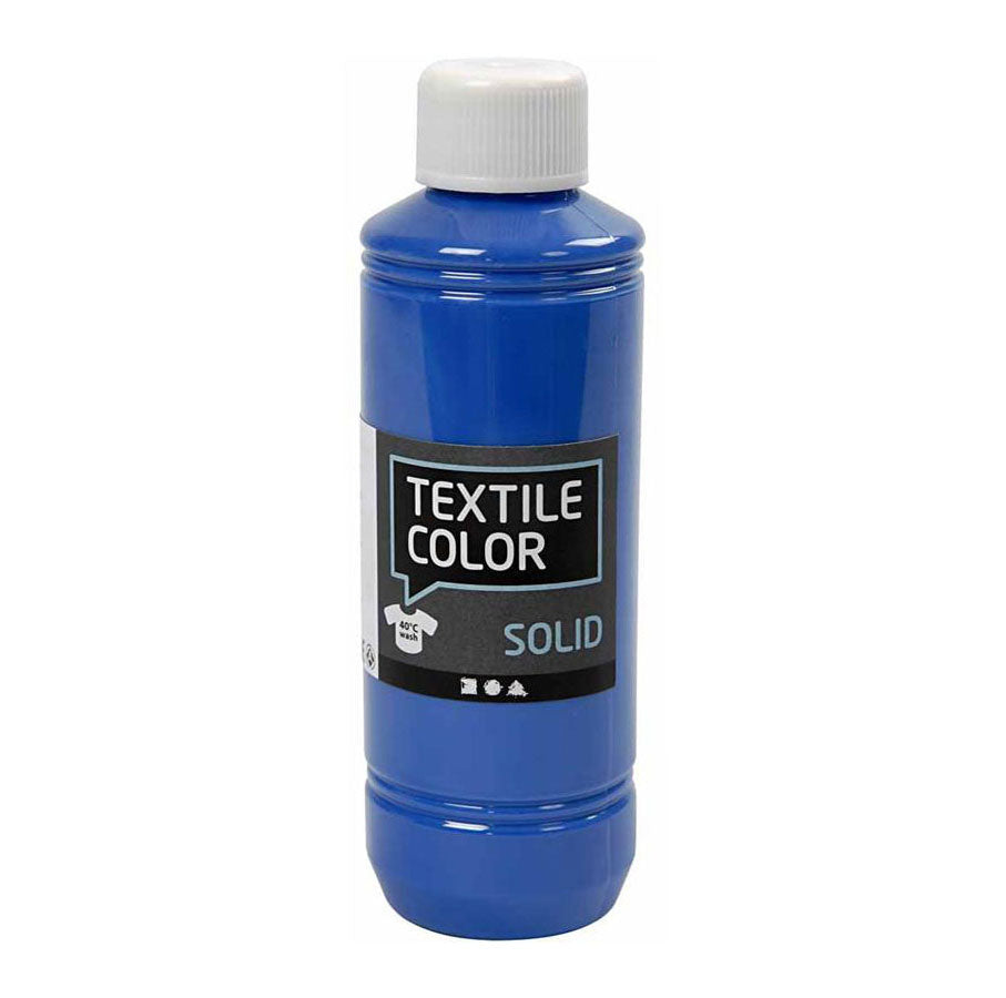Creativ Company Couleur textile couvrant la peinture textile - bleu brillant, 250 ml