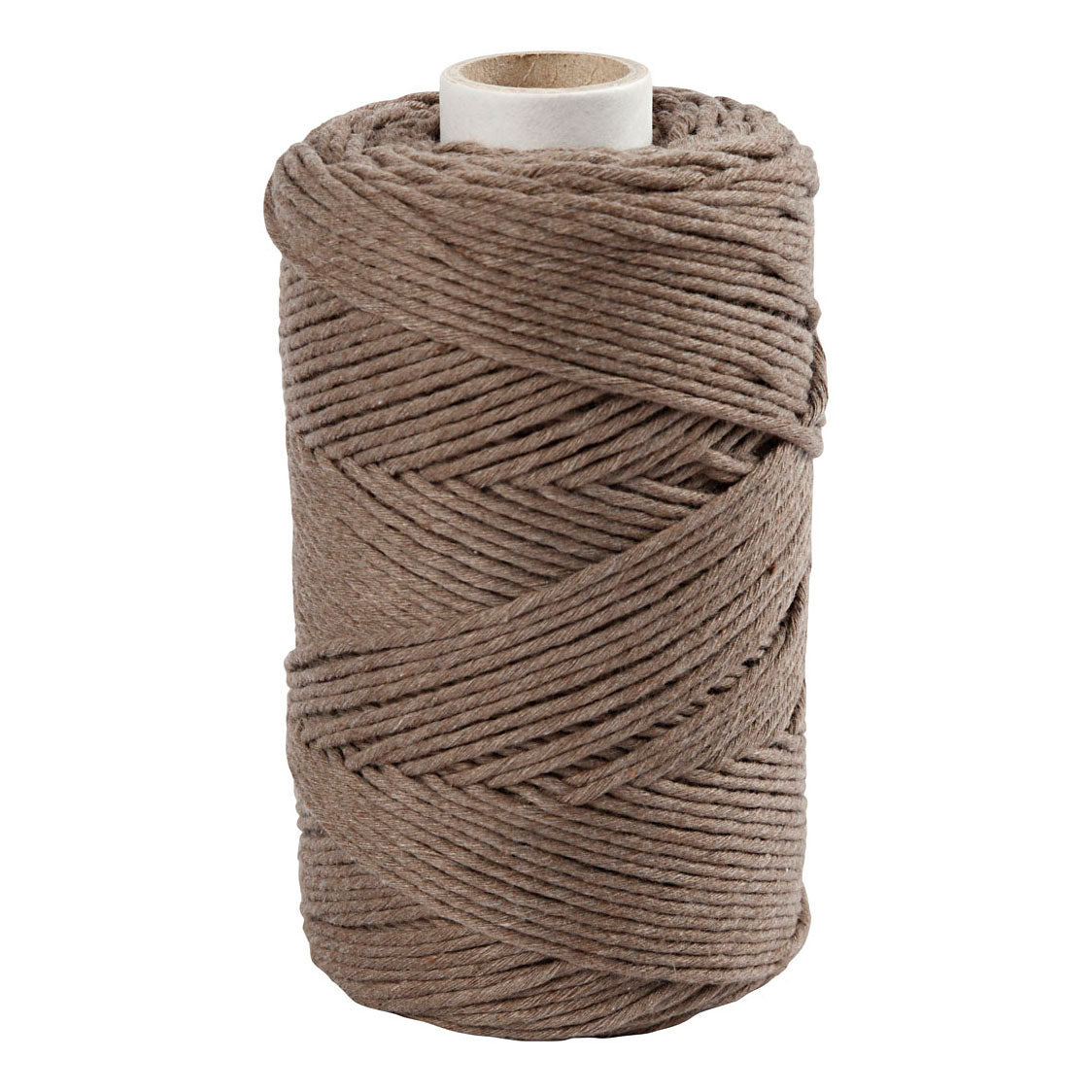 Creativ company cordon macramé 2 mm 198 m marron clair