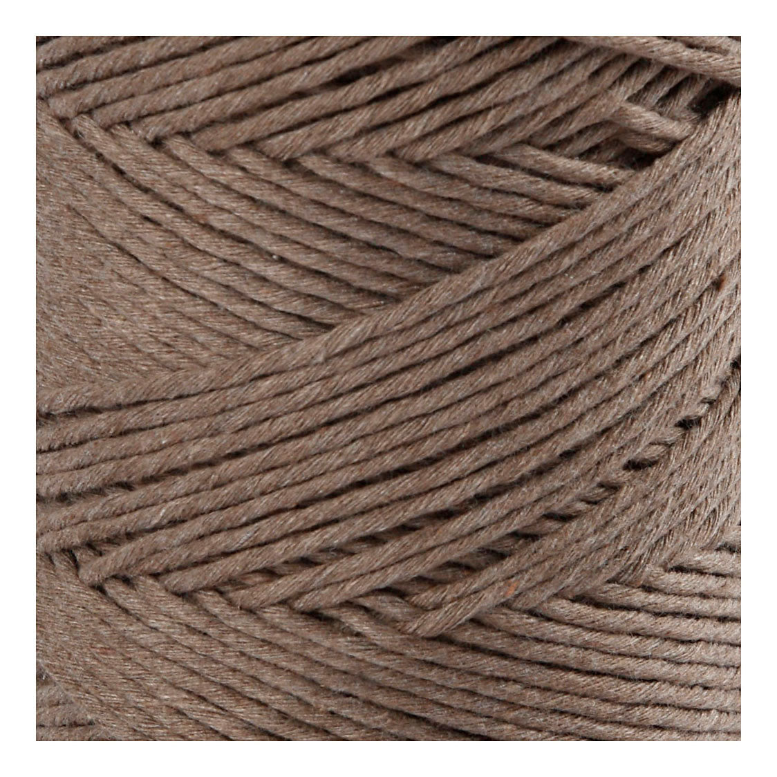 Creativ company cordon macramé 2 mm 198 m marron clair