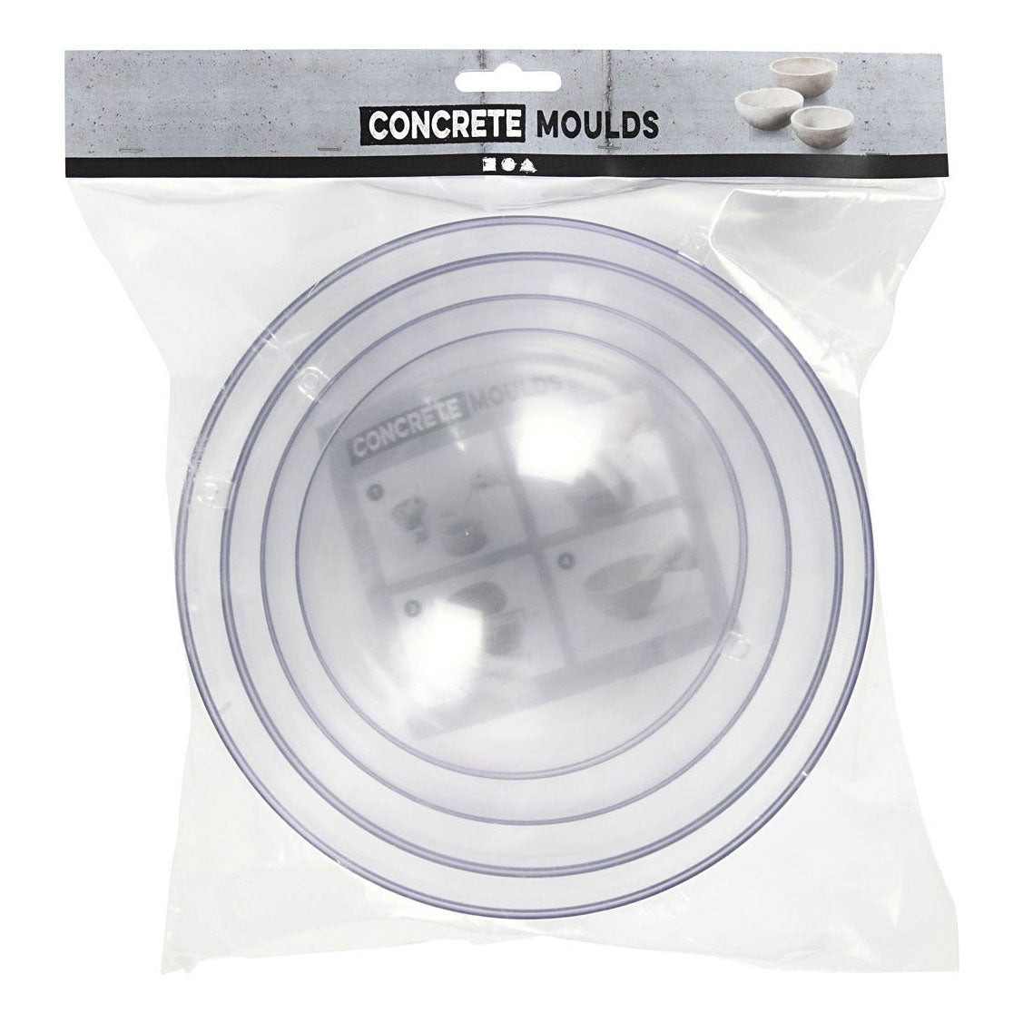 Creativ company plastic mold forms transparent, 4st.
