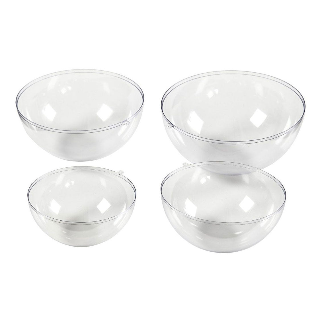 Creativ company plastic mold forms transparent, 4st.