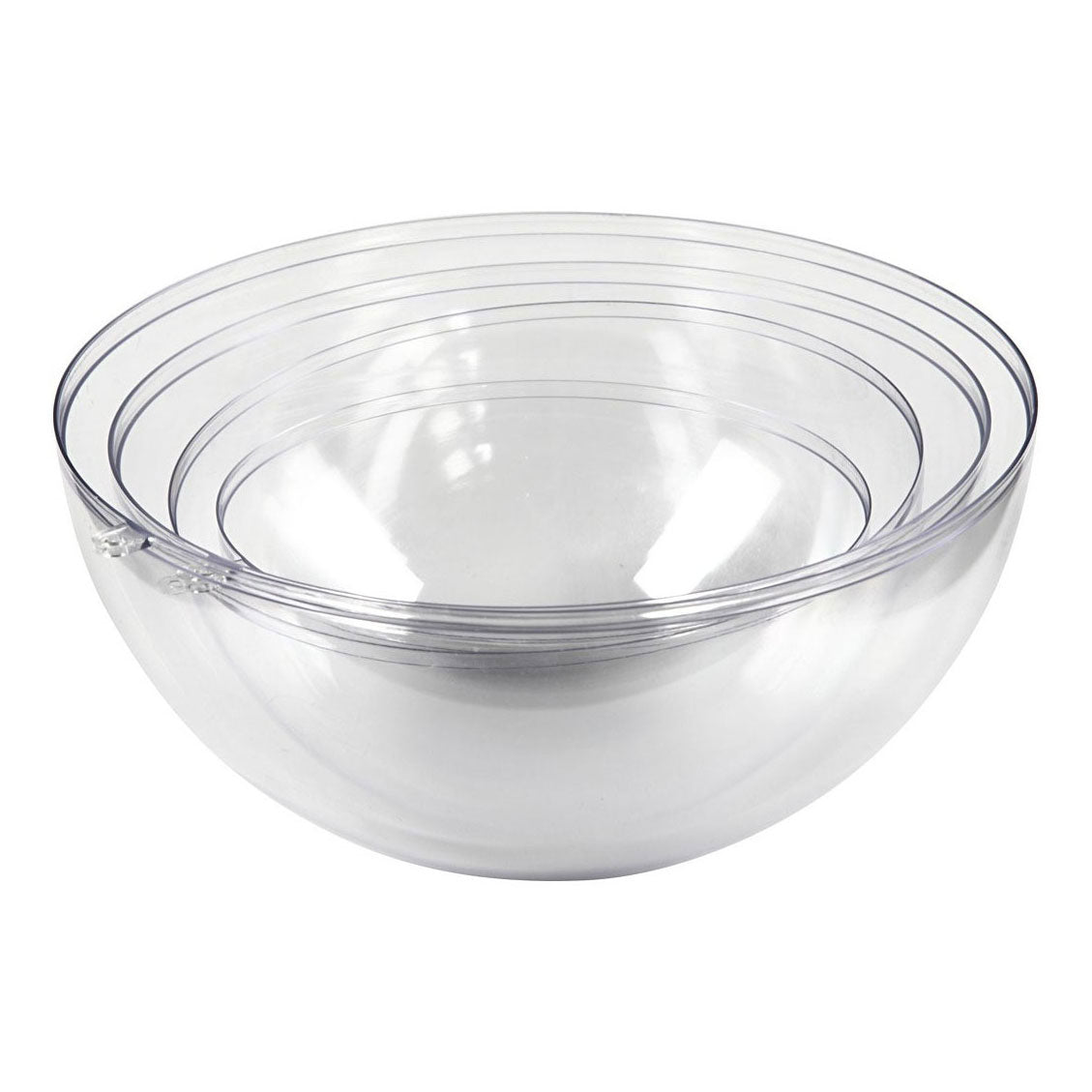 Creativ company plastic mold forms transparent, 4st.
