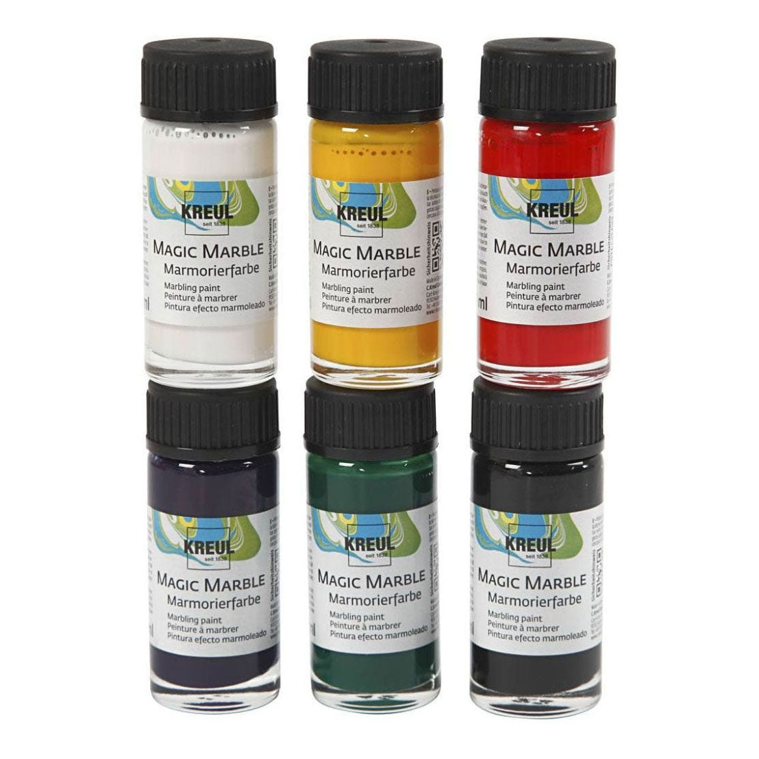 Creativ Company Magic Marble Paint, 6x20 ml