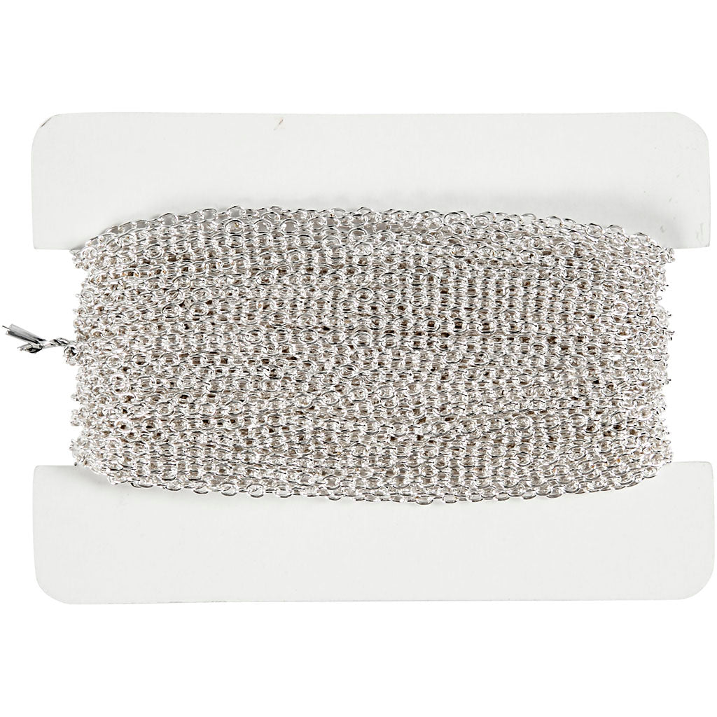 Creativ company jasseron, l: 2 mm, argenté, 20 m 1 pièce
