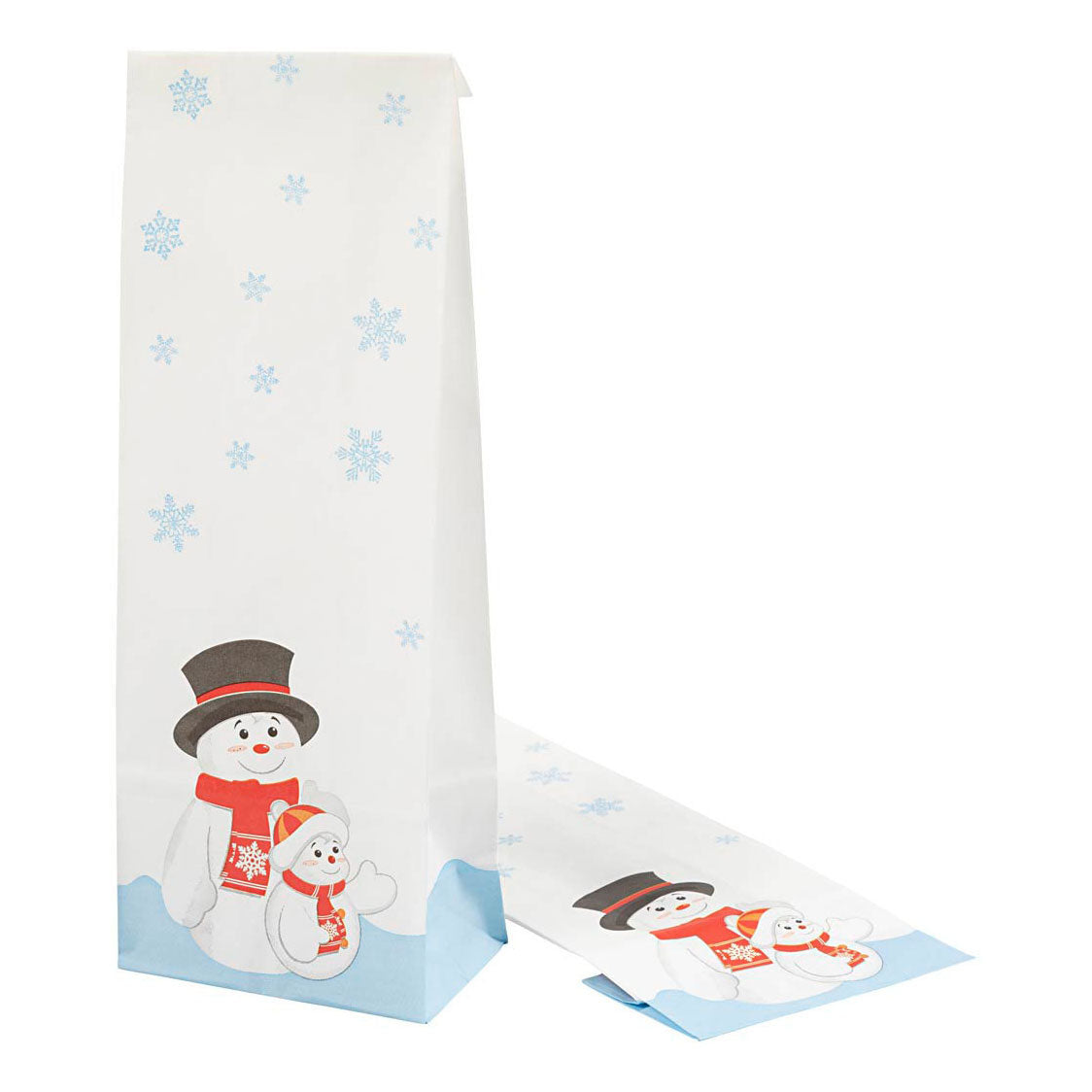 Sac en papier Creativ Company avec motif de Noël, 100 pcs.