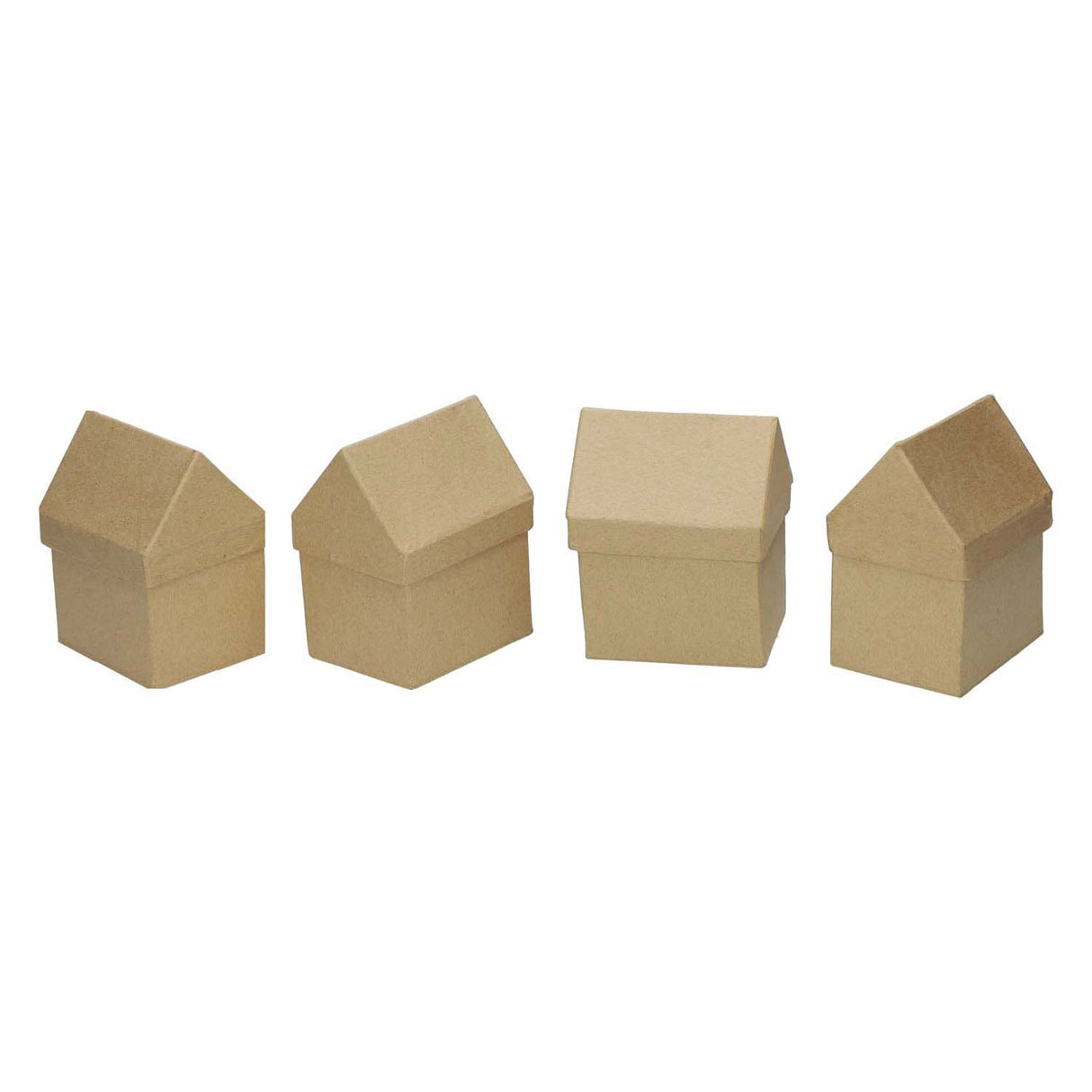 Maisons d'entreprise Creativ, h : 10,5 cm, dimensions 6x8,5 cm, 4 pièces 1 carton