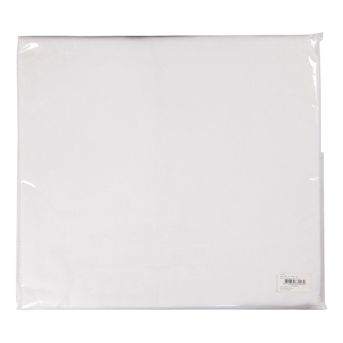 Creativ company aida, l: 150 cm, 70 carrés par 10 cm, blanc, 3 m 1 pièce