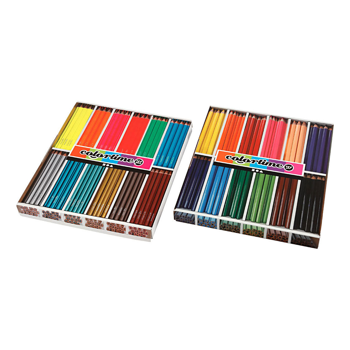 Crayons de couleur Creativ Company diverses couleurs, 288e.