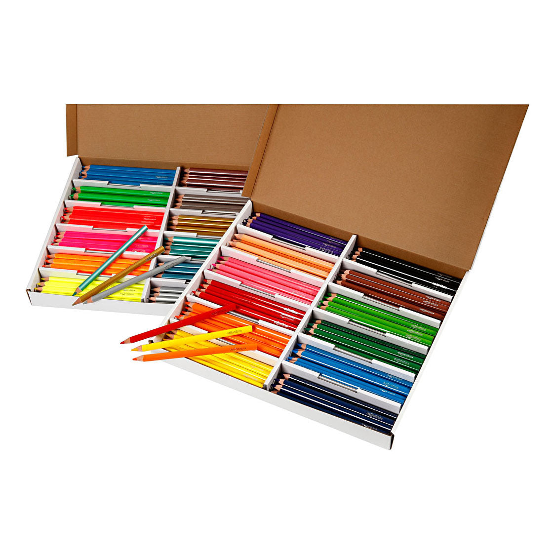 Crayons de couleur Creativ Company diverses couleurs, 288e.