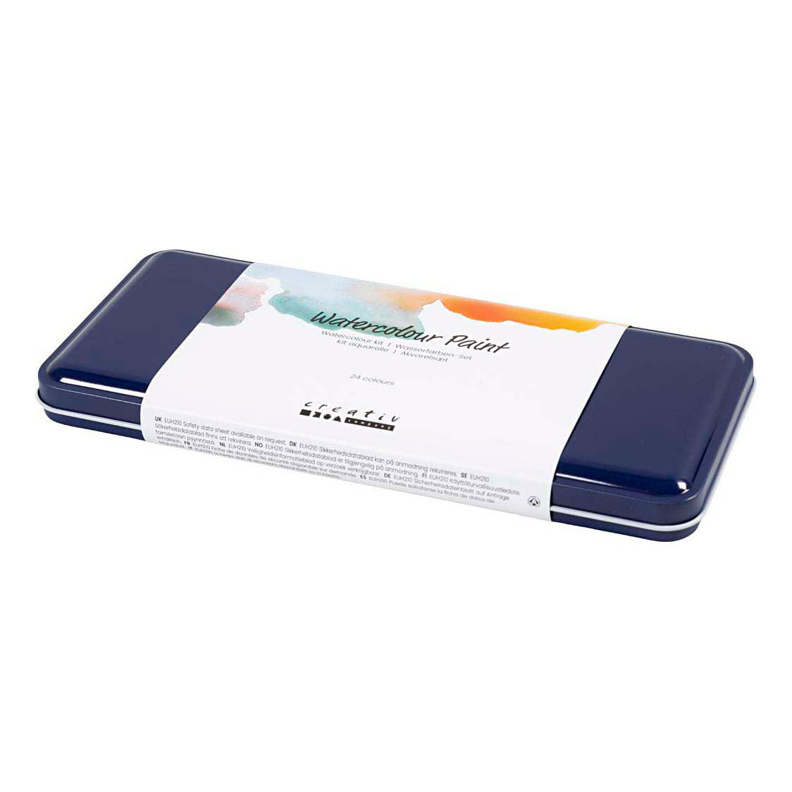 Set d'aquarelles Creativ company, format 12x30 mm, différentes couleurs, 24 couleurs 1 boîte