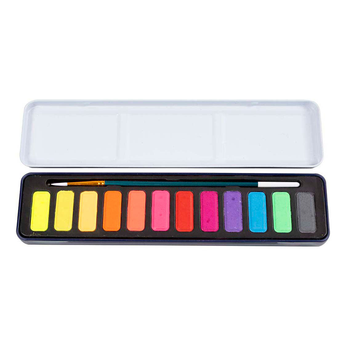 Ensemble d'aquarelles Creativ company, couleurs pastel, 12 couleurs, 1 boîte