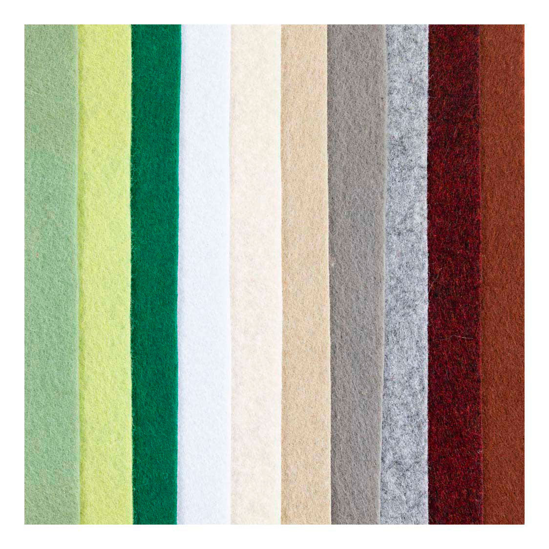 Creativ company feutre de loisir, a4, feuille 210x297 mm, épaisseur 2 mm, naturel, 10 pièces 1 boîte