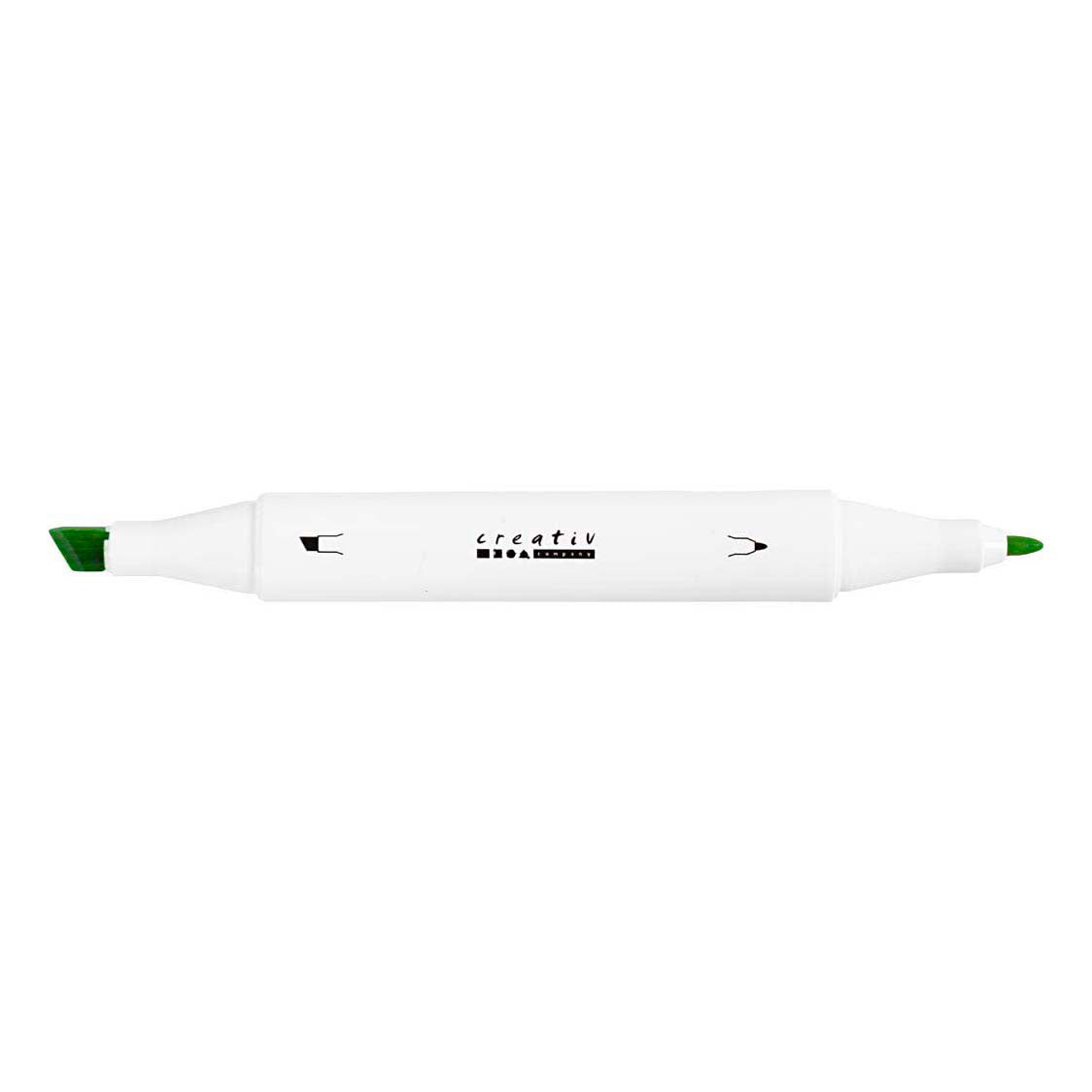 Creativ company stylo à dessin largeur de trait 1+8mm couleurs pastel - 12 pcs.