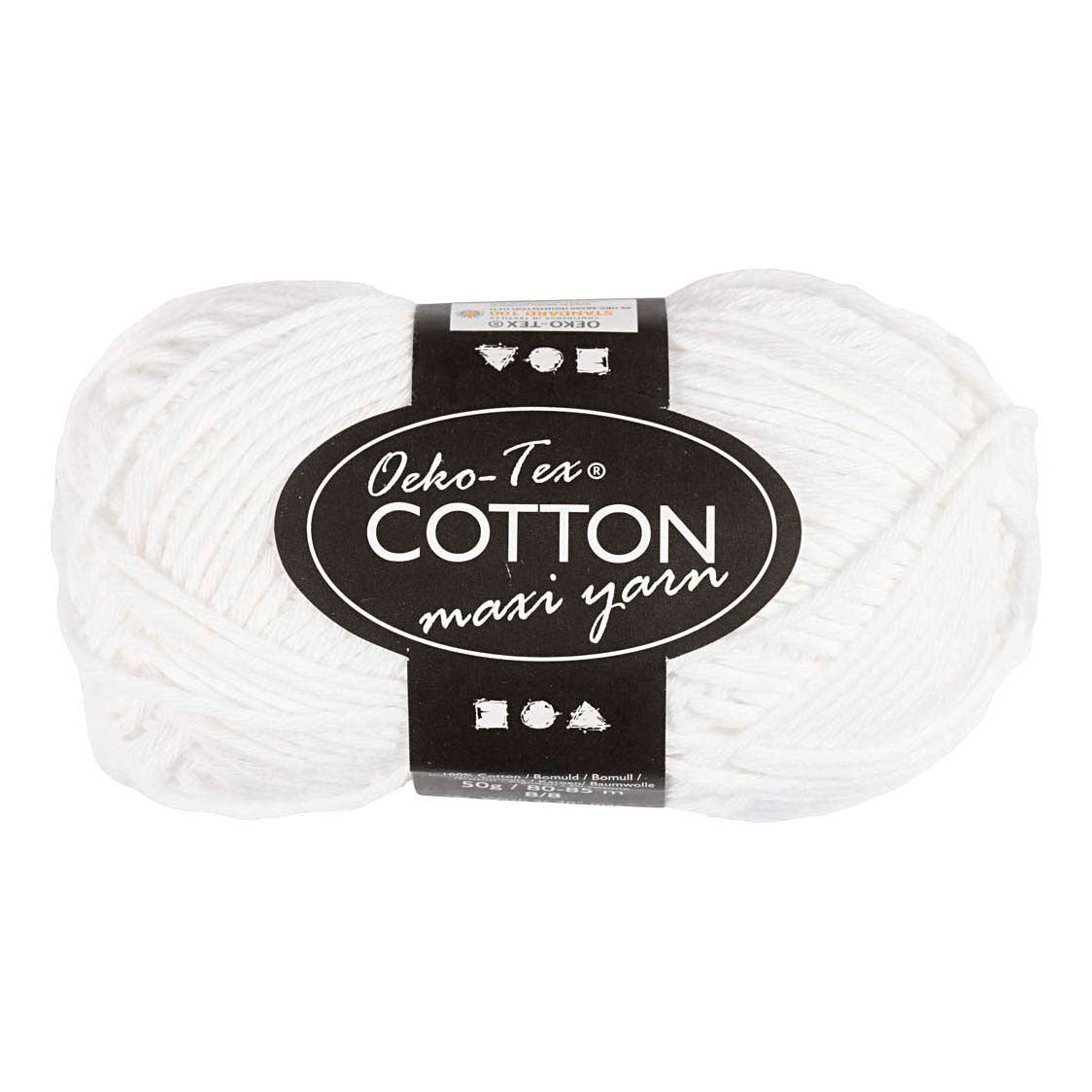 Société créative https: www.ccobby.nl fil de coton-taille-8-8-l-80-85-m-needle-4-4-5-wit-50-gr-1-ball