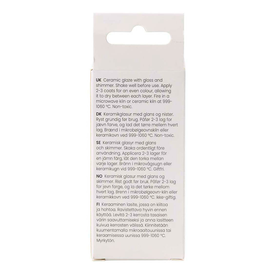 Creativ company vernis céramique moucheté, 999-1060 °c, opaque, rosé, 60 ml 1 flacon
