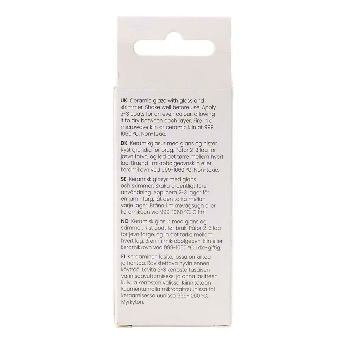 Creativ company vernis céramique moucheté 999-1060 c pouvoir floral opaque - 60ml