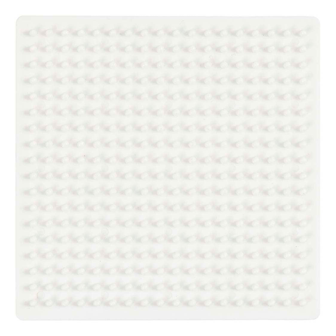 Creativ company plaque de base nabbi biobeads, carrée, taille 9,5x9,5 cm, moyenne, 1 pièce