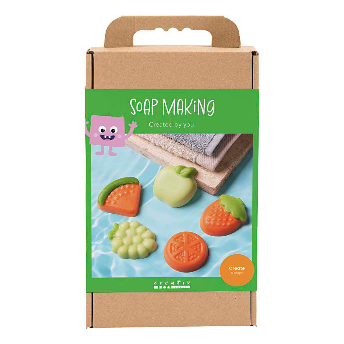 Entreprise créative https : www.ccobby.nl hobbyset-soap-making-fruit-green-orange-1-box