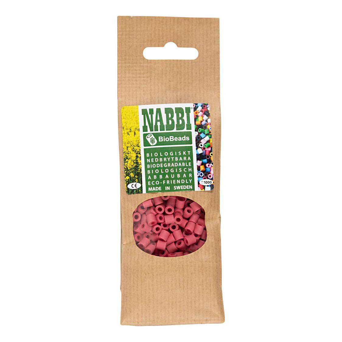 Société créative https : www.cchobby.nl biobeads-van-nabbi-afm-5x5-mm-holesize-2-5-mm-medium-red-1000-piece-1-box