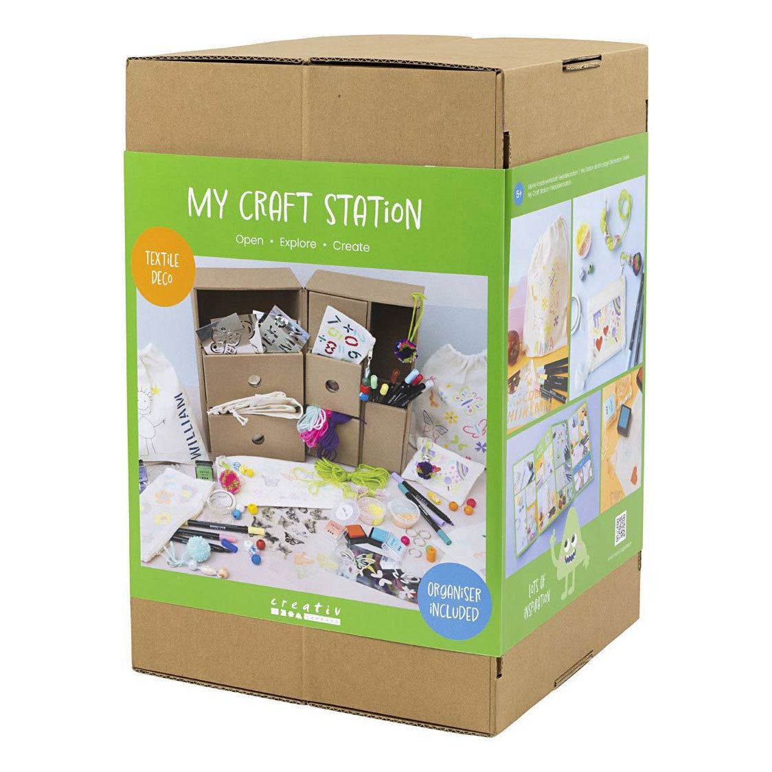 Entreprise créative https: www.ccobby.nl my-craft-station-textile-decoration-various-colors-1-piece-1-box