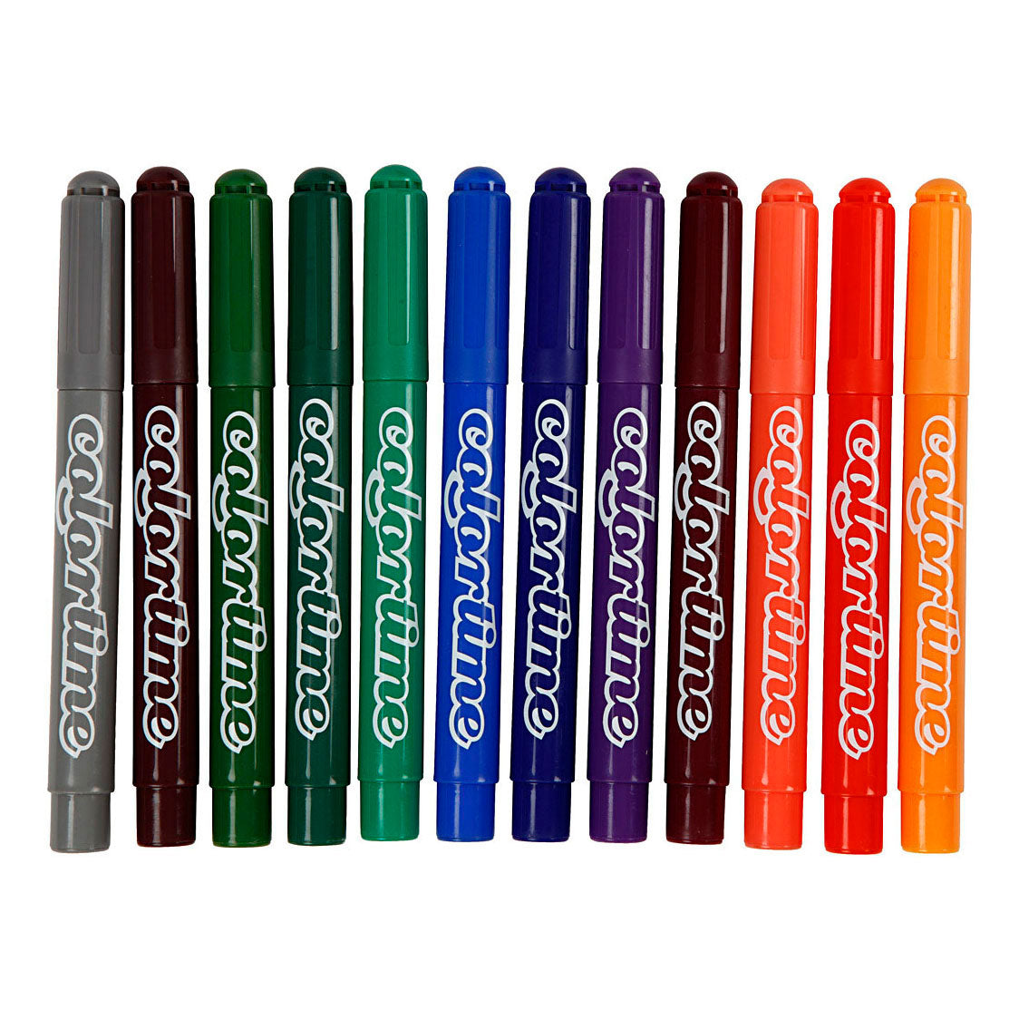 Marqueurs Colortime, largeur de trait 5 mm, couleurs supplémentaires, 12 pièces, 1 boîte