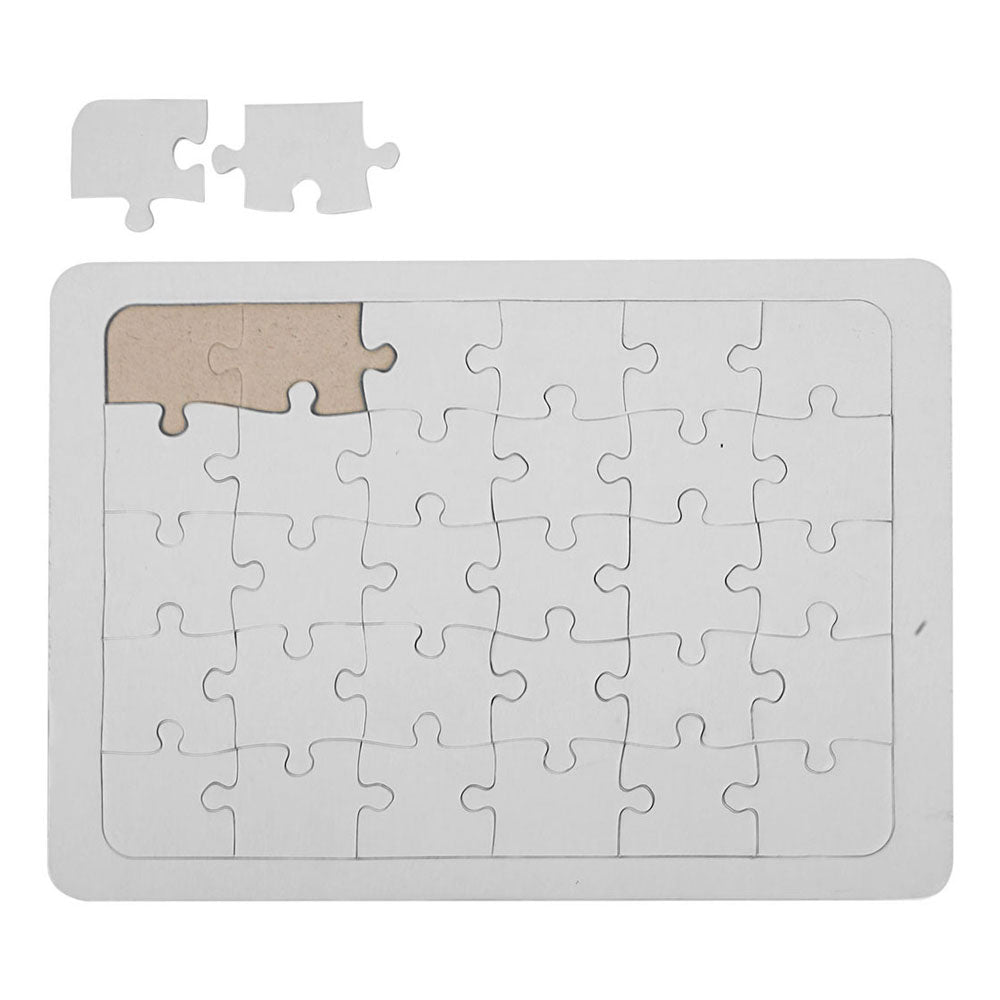 Puzzle Creativ company, taille 15x21 cm, blanc, 1 pièce