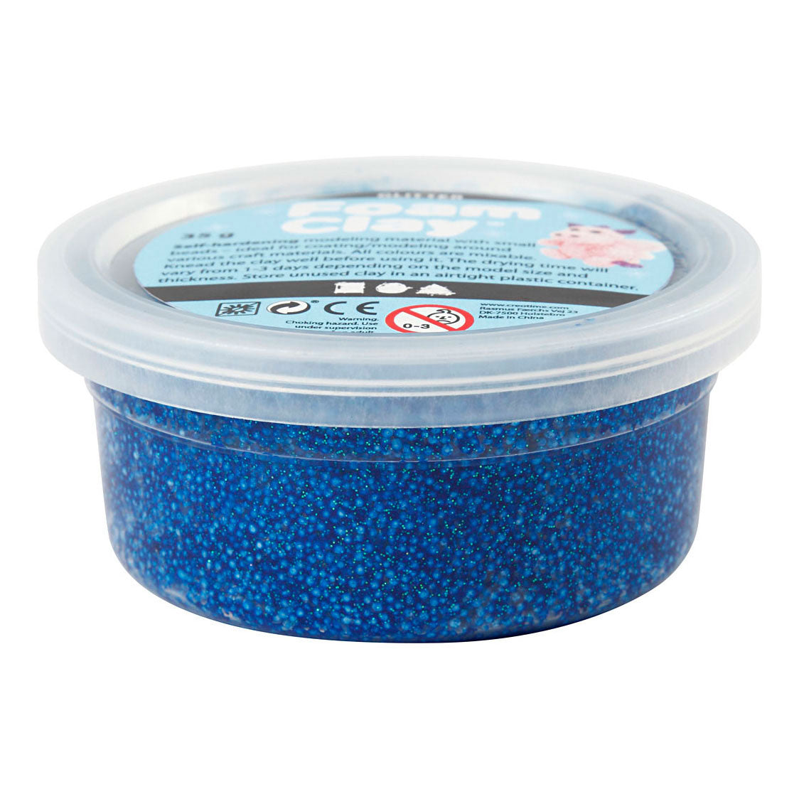 Entreprise créative https: www.ccobby.nl foam-clayr-glitter-blue-35-gr-1-doosje