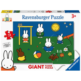 Ravensburger puzzle de sol méga Miffy 24 pièces | 2 pièces