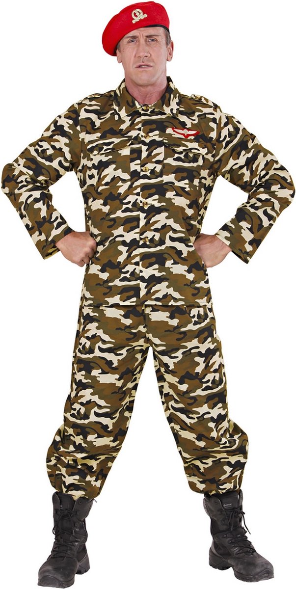 Costume de guerre de l'armée Finidi | soldat rambo | homme adulte | moyen | costume de carnaval | déguisements