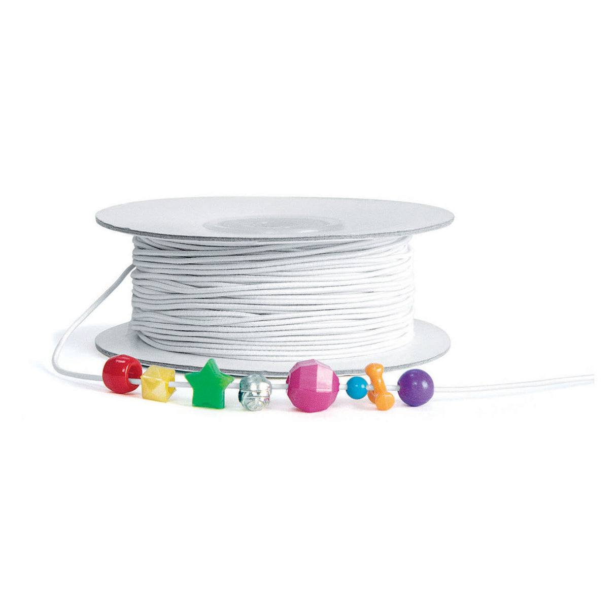 Colorations - cordon élastique blanc pour perles, 91mtr.