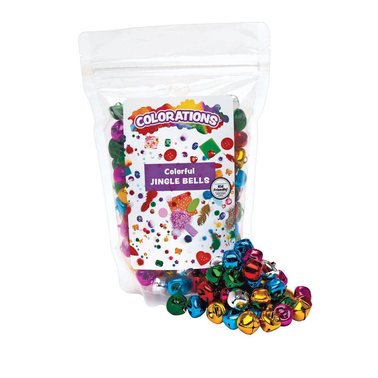 Colorations - Colored Craft Bells, 200st.