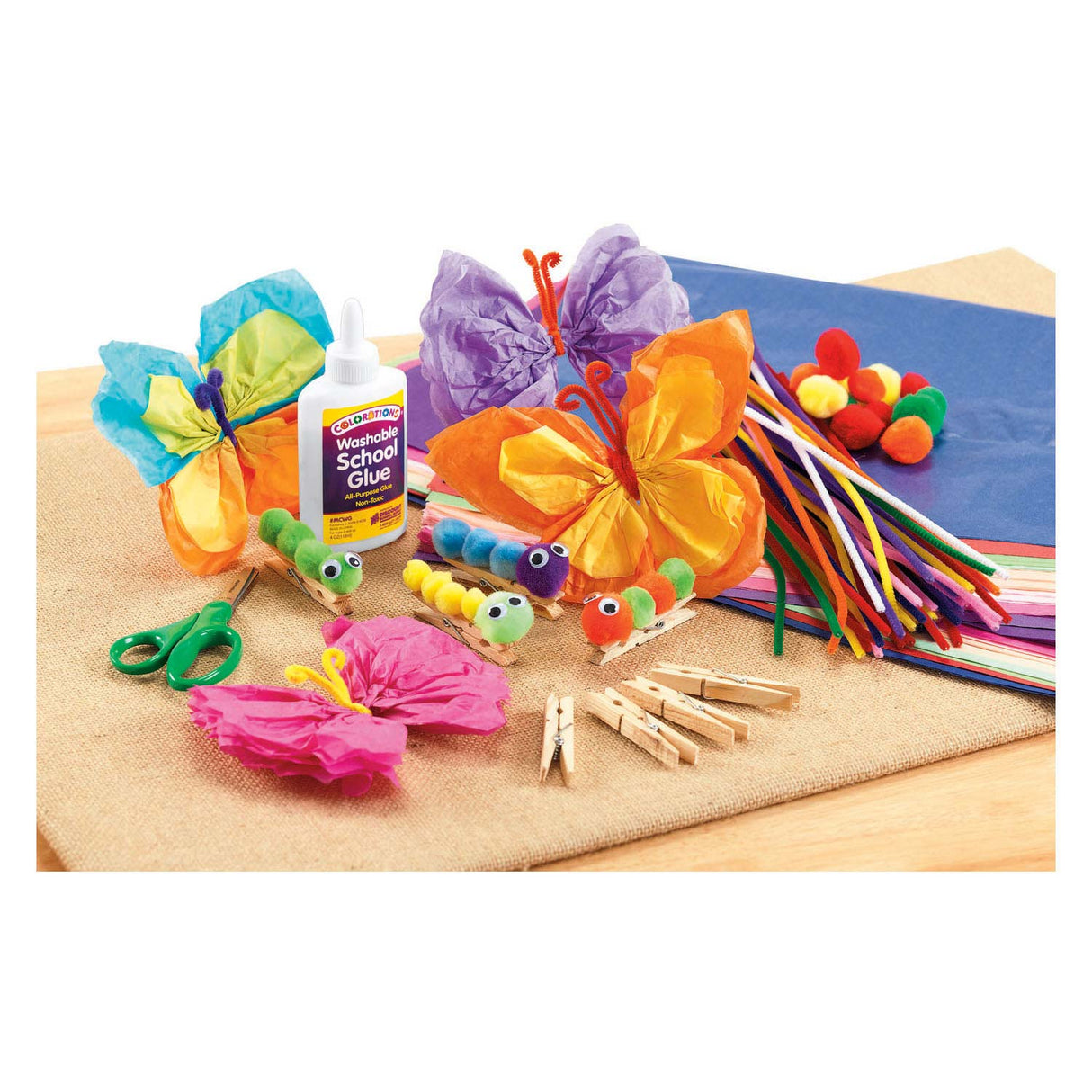 Colorations - pompons divers, 300 pcs.