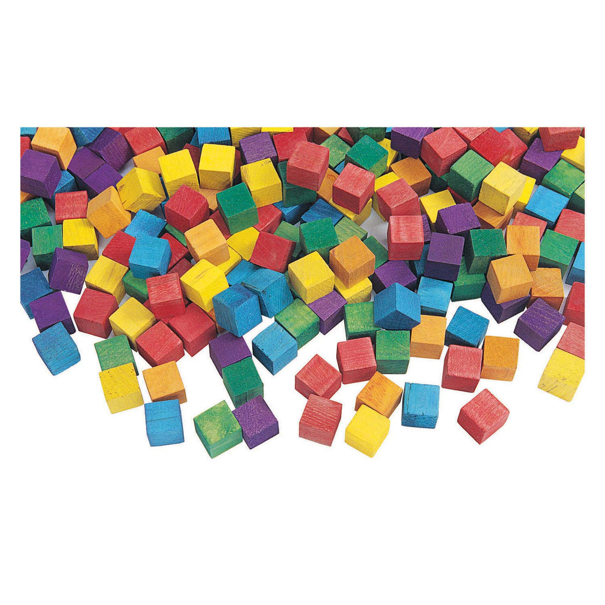 Colorations - Cubes en bois colorés, 196st.