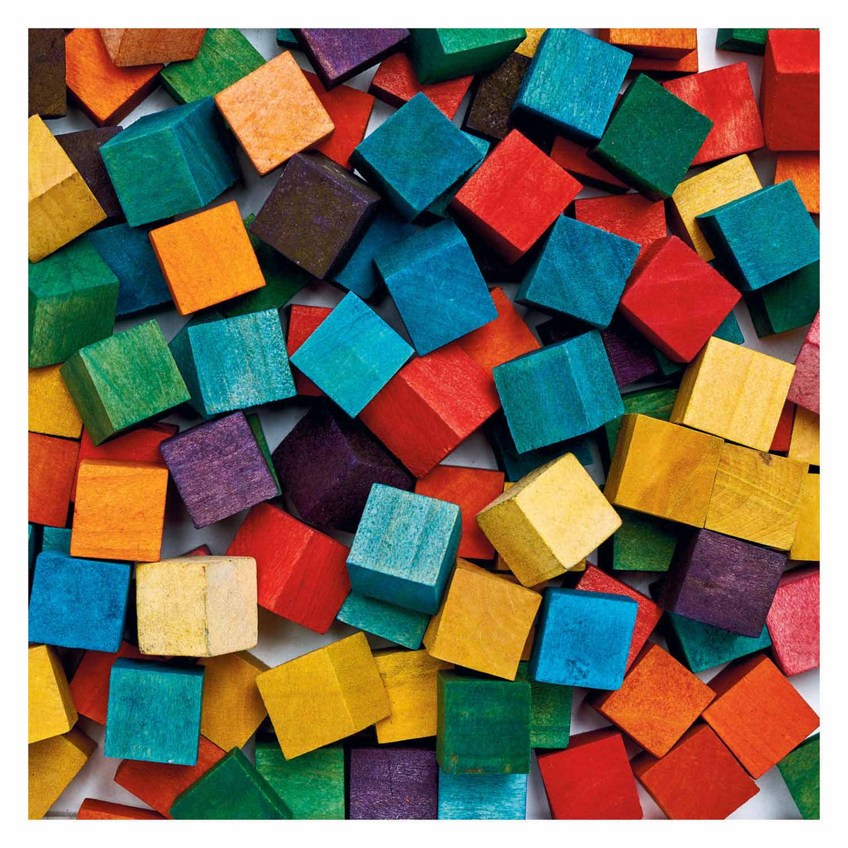 Colorations - Cubes en bois colorés, 196st.