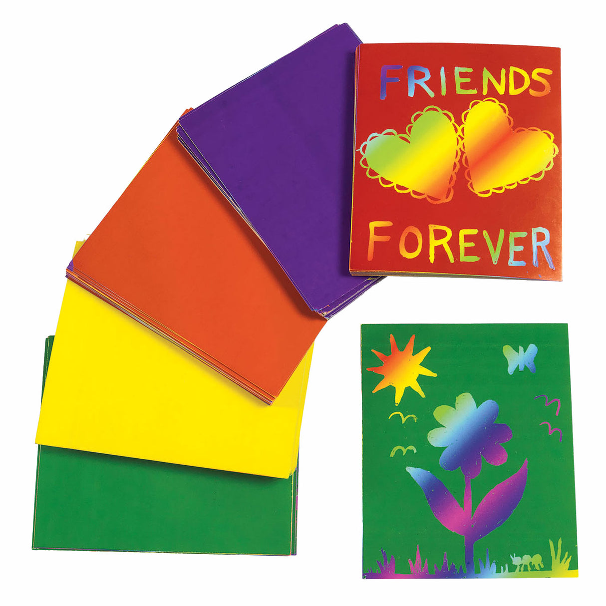 Colorations - Color Scratch Carte avec design, 100e.
